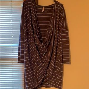 Flowy crisscross sweater